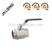 Brass ball valve nickel plated